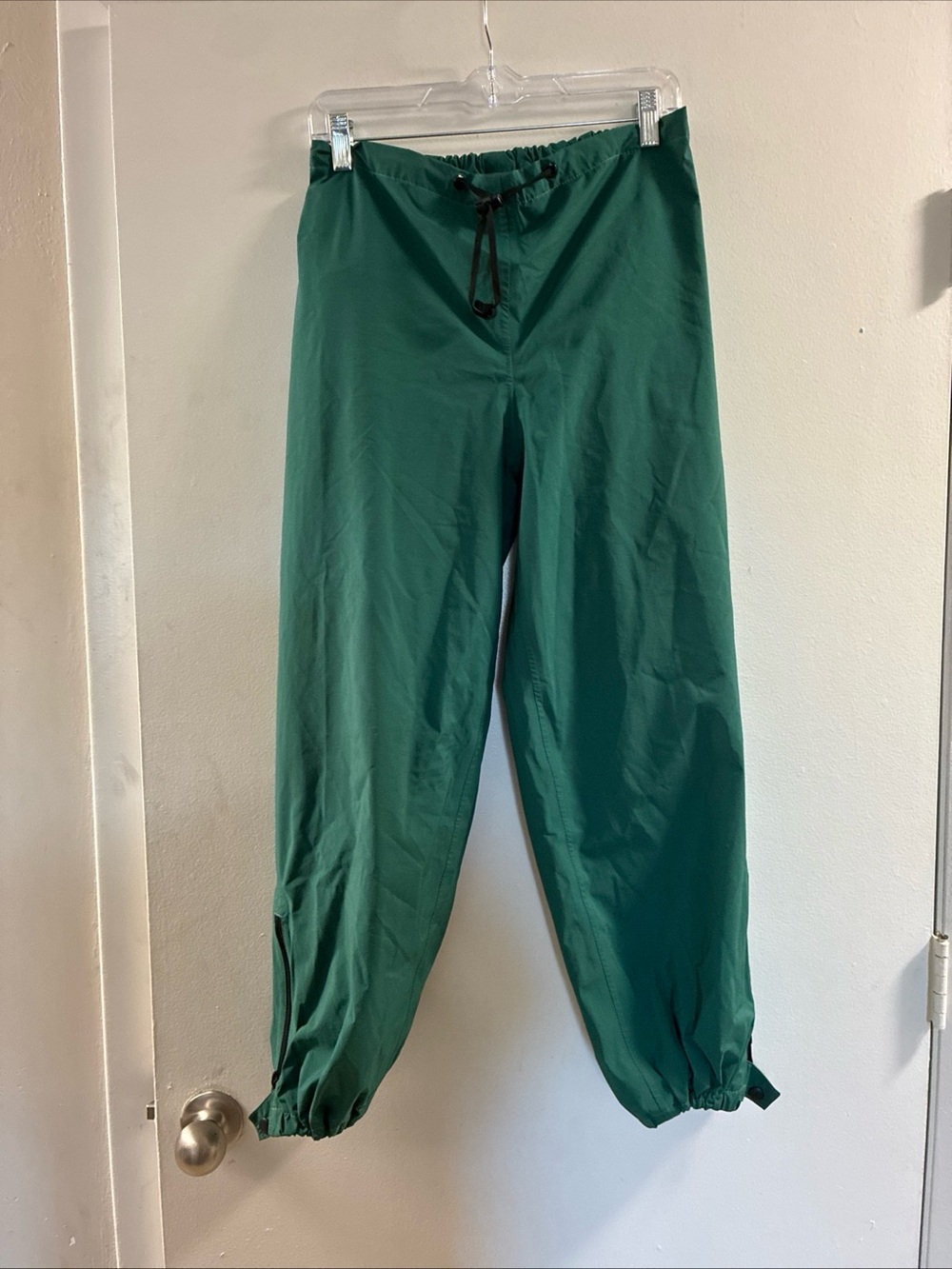 Men's Forest Green Gore Tex Rain  Drawstring  Pants
